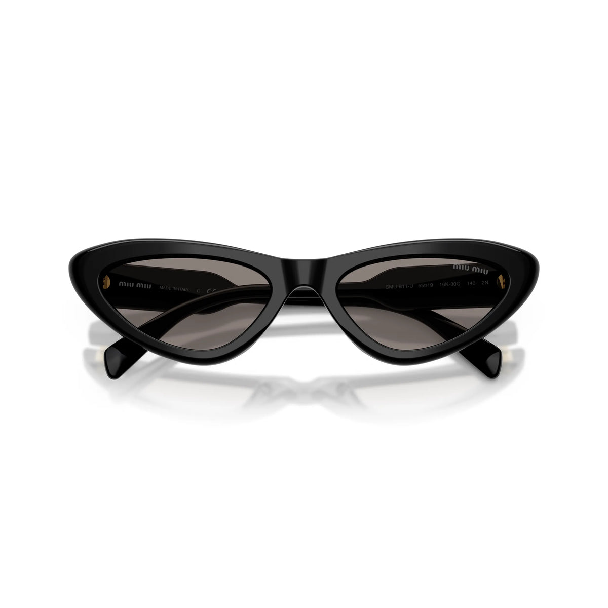 Occhiali da sole Miu Miu MU B11SU 16K80Q Nero cat-eye