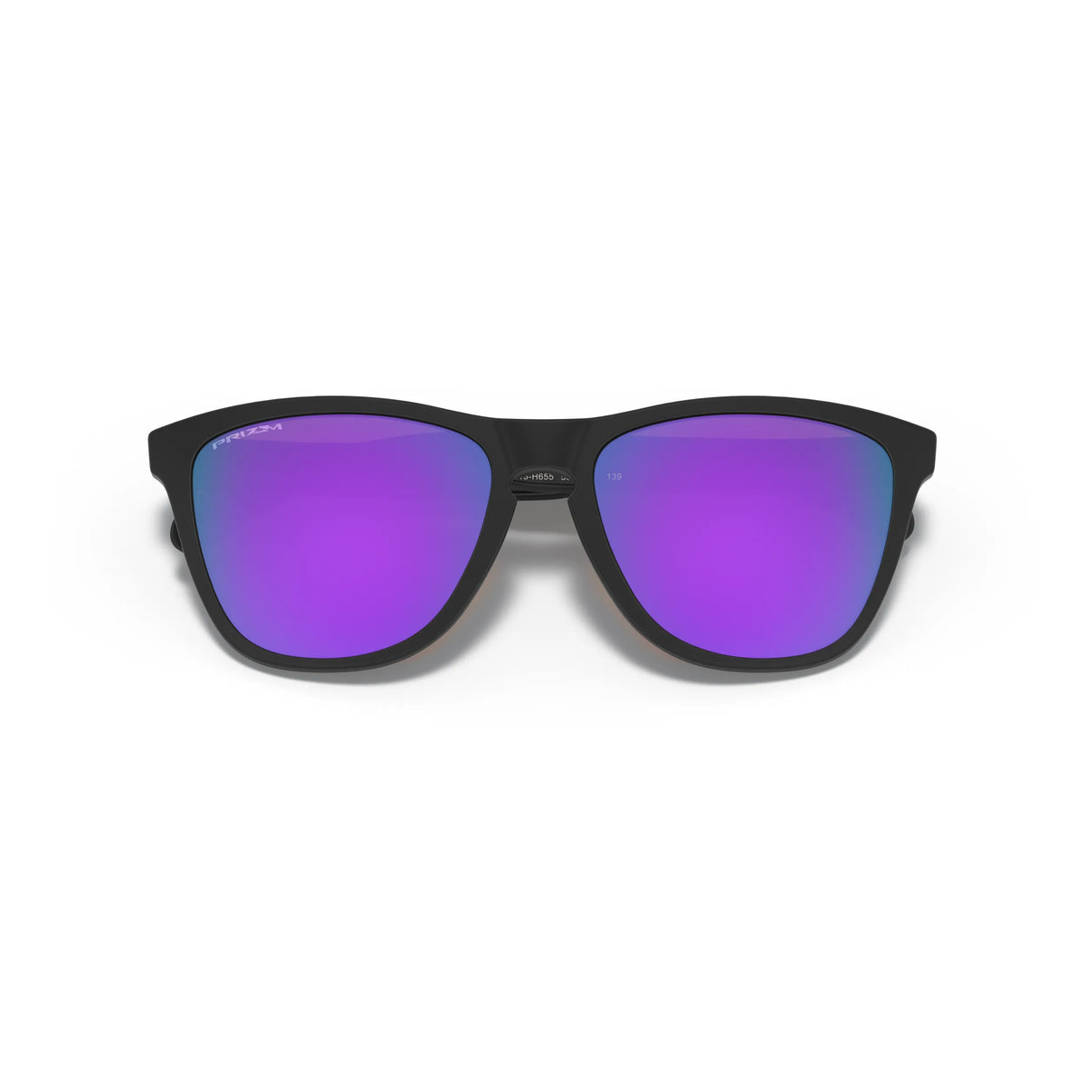 Occhiali da sole Oakley Frogskins OO9013 9013H6 Nero opaco rettangolare