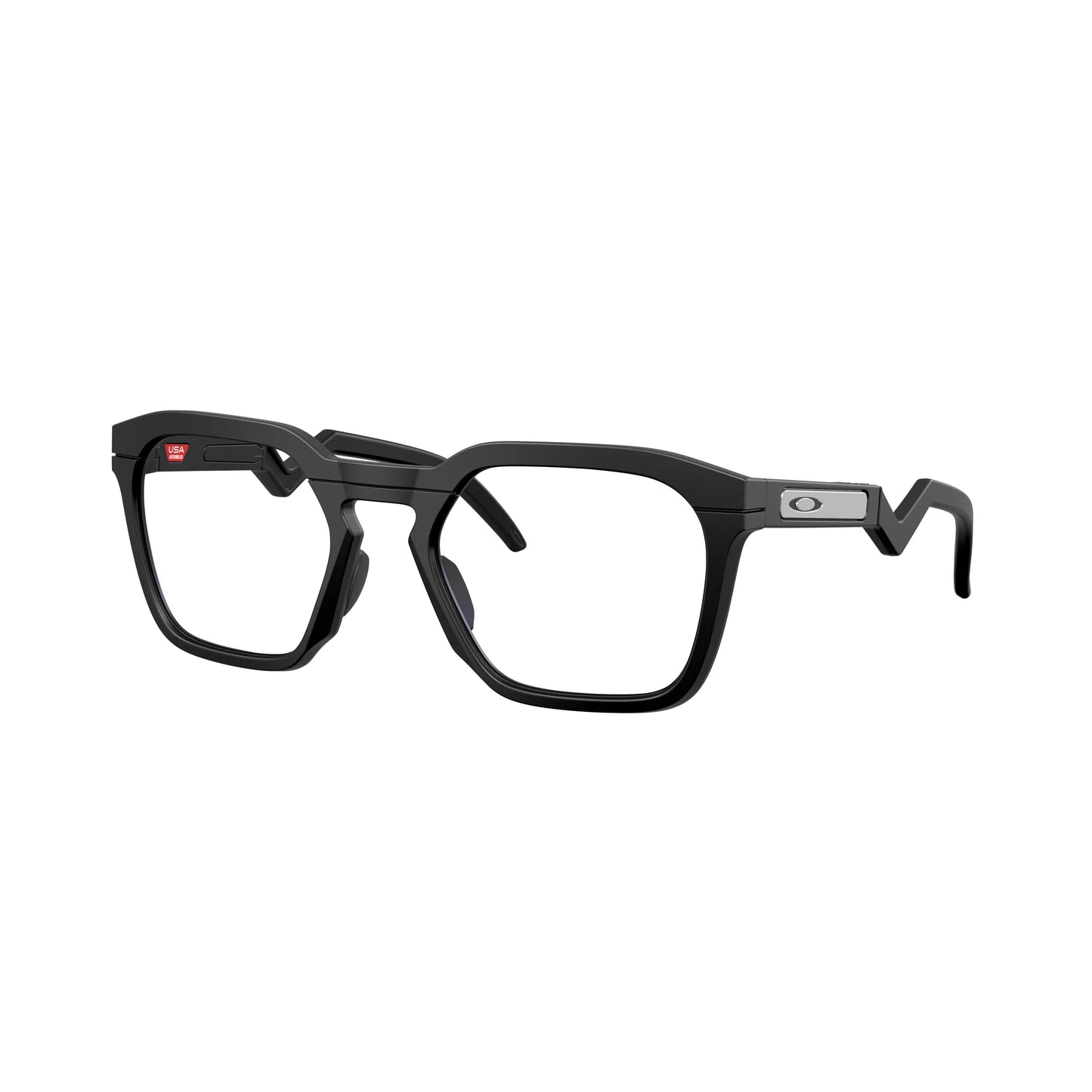Occhiali da sole Oakley HSTN SQ OO9533 953301 Nero Opaco Prizm Grey squadrati