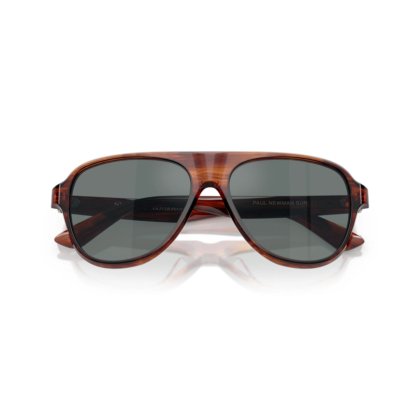 Occhiali da sole Oliver Peoples Paul Newman OV5581SU 1721W5 Dark Amber Royal Blue aviator -dettagli2
