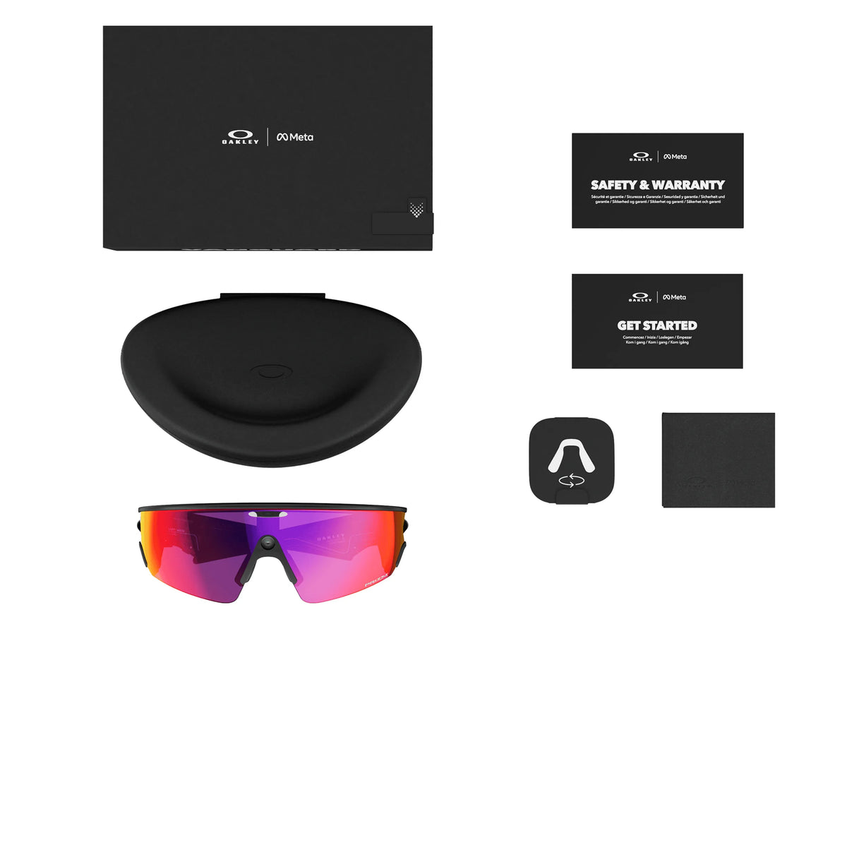 Oakley Meta Vanguard Smart Glasses OW8001 800101 Prizm Road