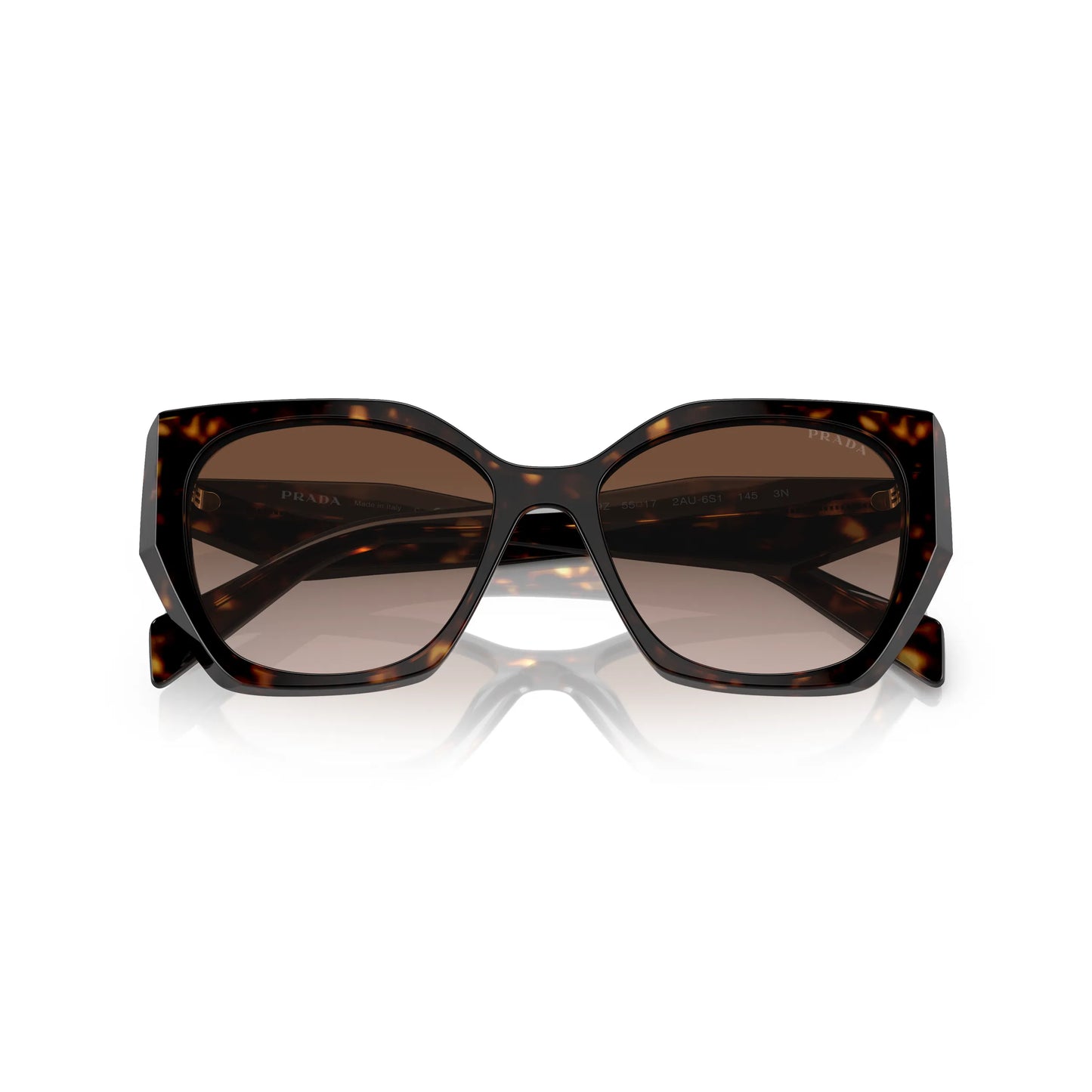 Occhiali da sole Prada PR 19ZS 2AU6S1 Tartarugato Brown Gradient squadrati -dettagli2