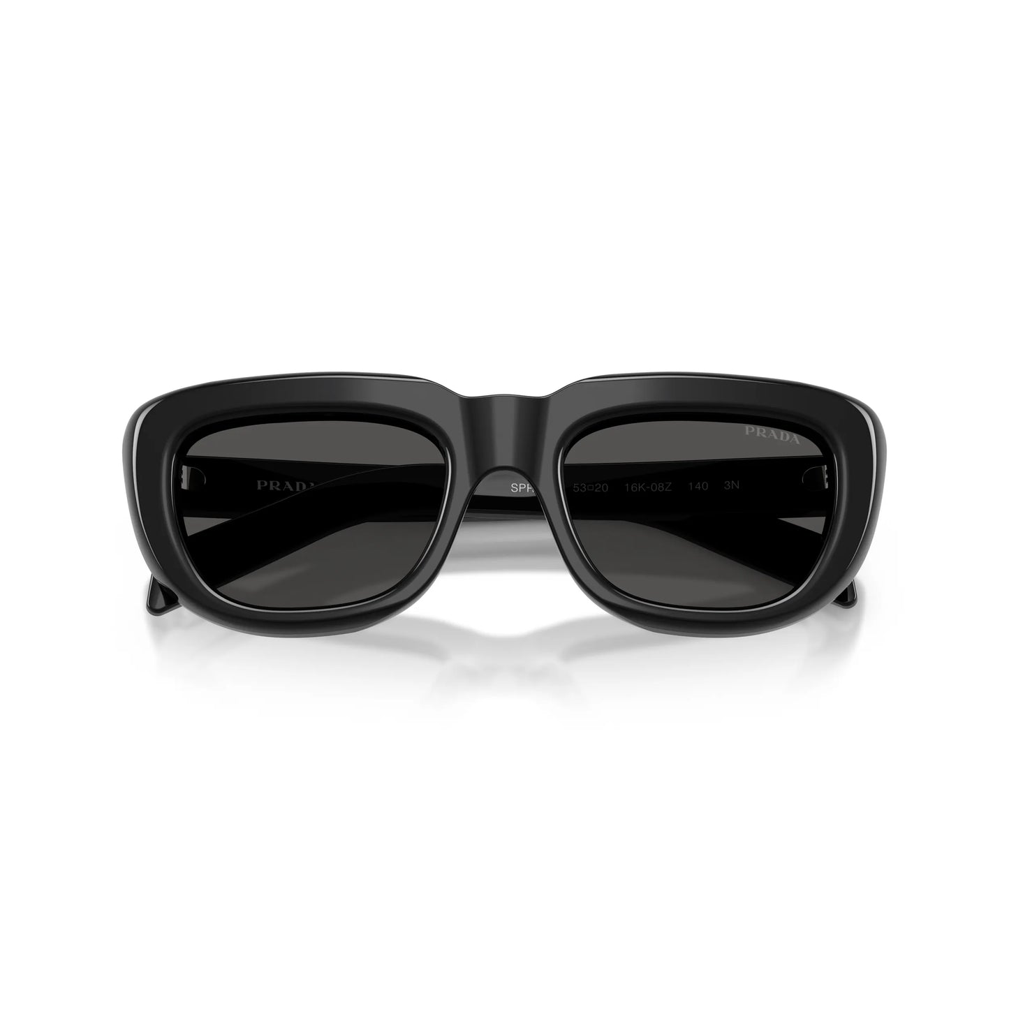 Occhiali da sole Prada PR D07S 16K08Z Black Grey rettangolari -dettagli2