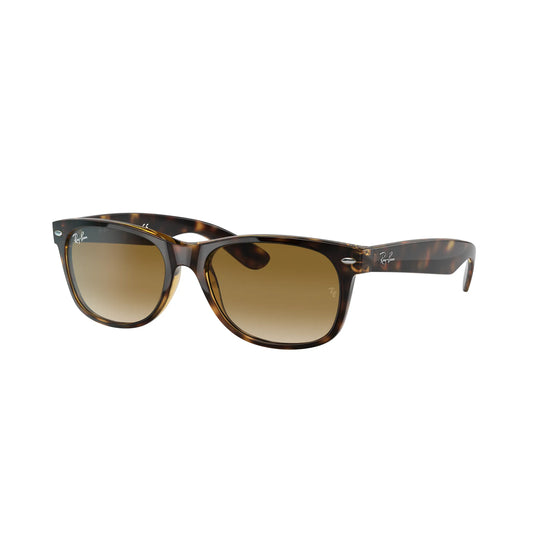 Occhiali da sole Ray-Ban New Wayfarer RB2132 710/51 Havana chiaro rettangolare