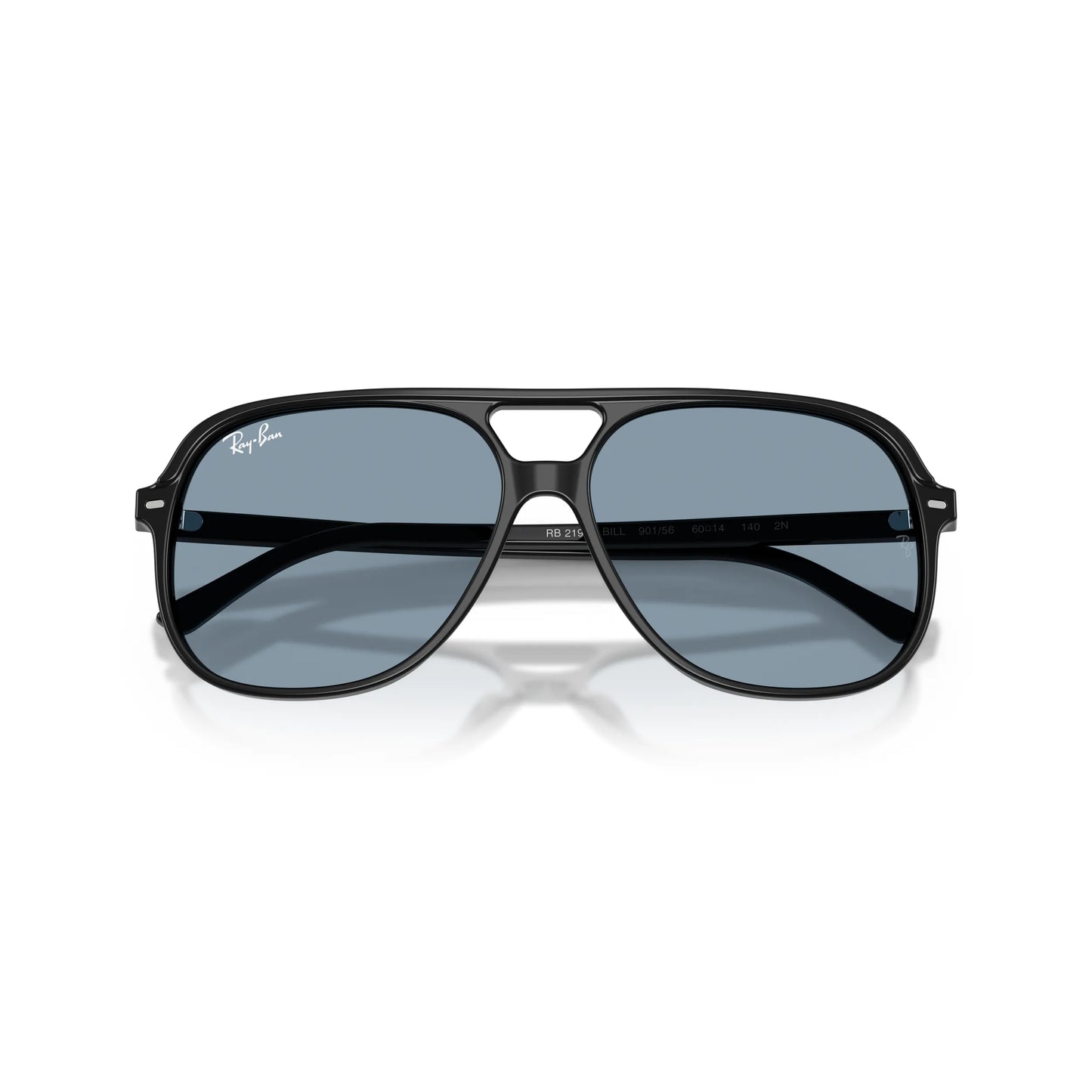 Occhiali da sole Ray-Ban Bill RB2198 901/56 Black Blue oversize -dettagli2