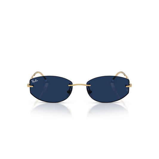 Óculos de sol Ray-Ban RB3792 001/MF Ouro arista Transitions borboleta