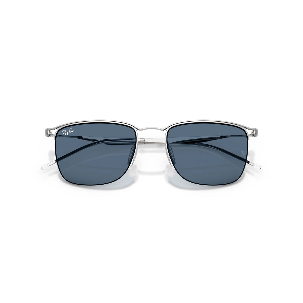 Lunettes de soleil Ray-Ban RB8550 928380 Argent rectangulaire