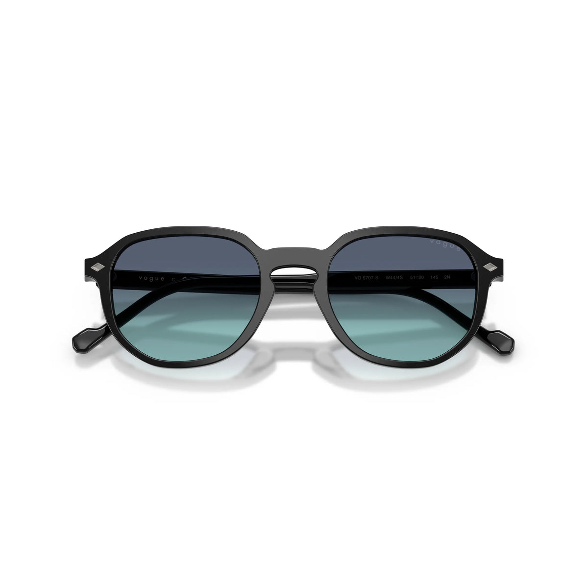 Occhiali da sole Vogue VO5707S W44/4S Nero squadrato