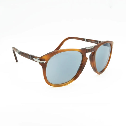 Occhiali da sole Persol Steve McQueen 714 S-M 96/56 Light Havana rotondi