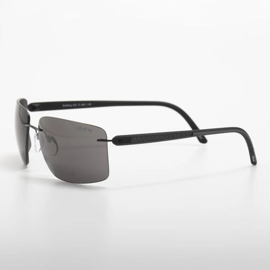 Occhiale da sole Silhouette Spielberg 8722 75 9040 Pure Black-laterale