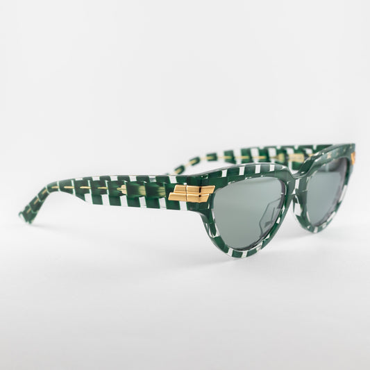 Occhiale da sole Bottega Veneta BV1035S 008 Green-laterale