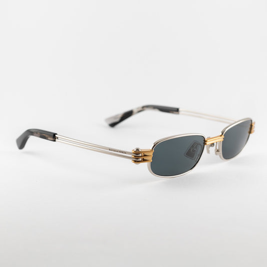 Occhiale da sole Bottega Veneta BV1381S 003 Blu-laterale