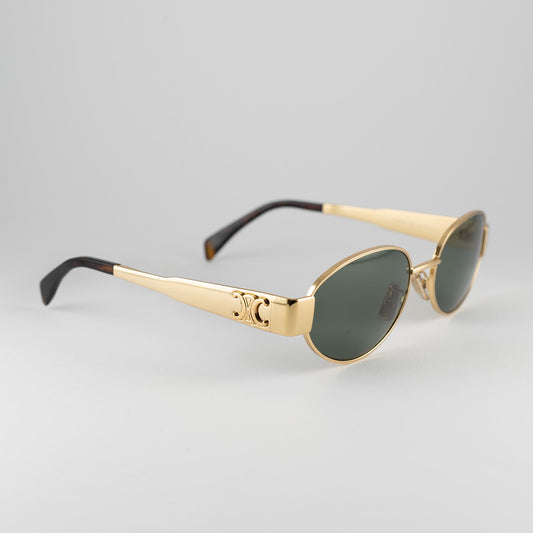 Occhiale da sole Celine CL40235U 30N Gold-laterale