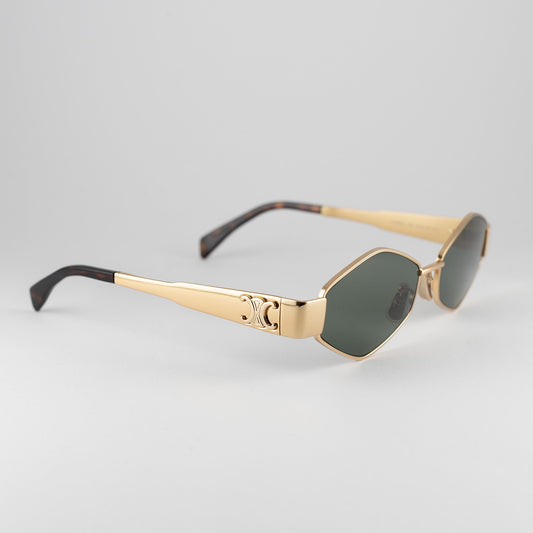 Occhiale da sole Celine CL40254U 30N Gold-laterale