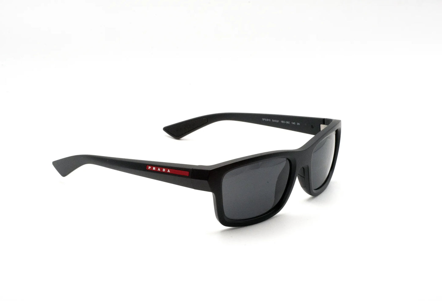 Occhiali da sole Prada Linea Rossa PS B10S 1BO08Z Nero Opaco squadrati