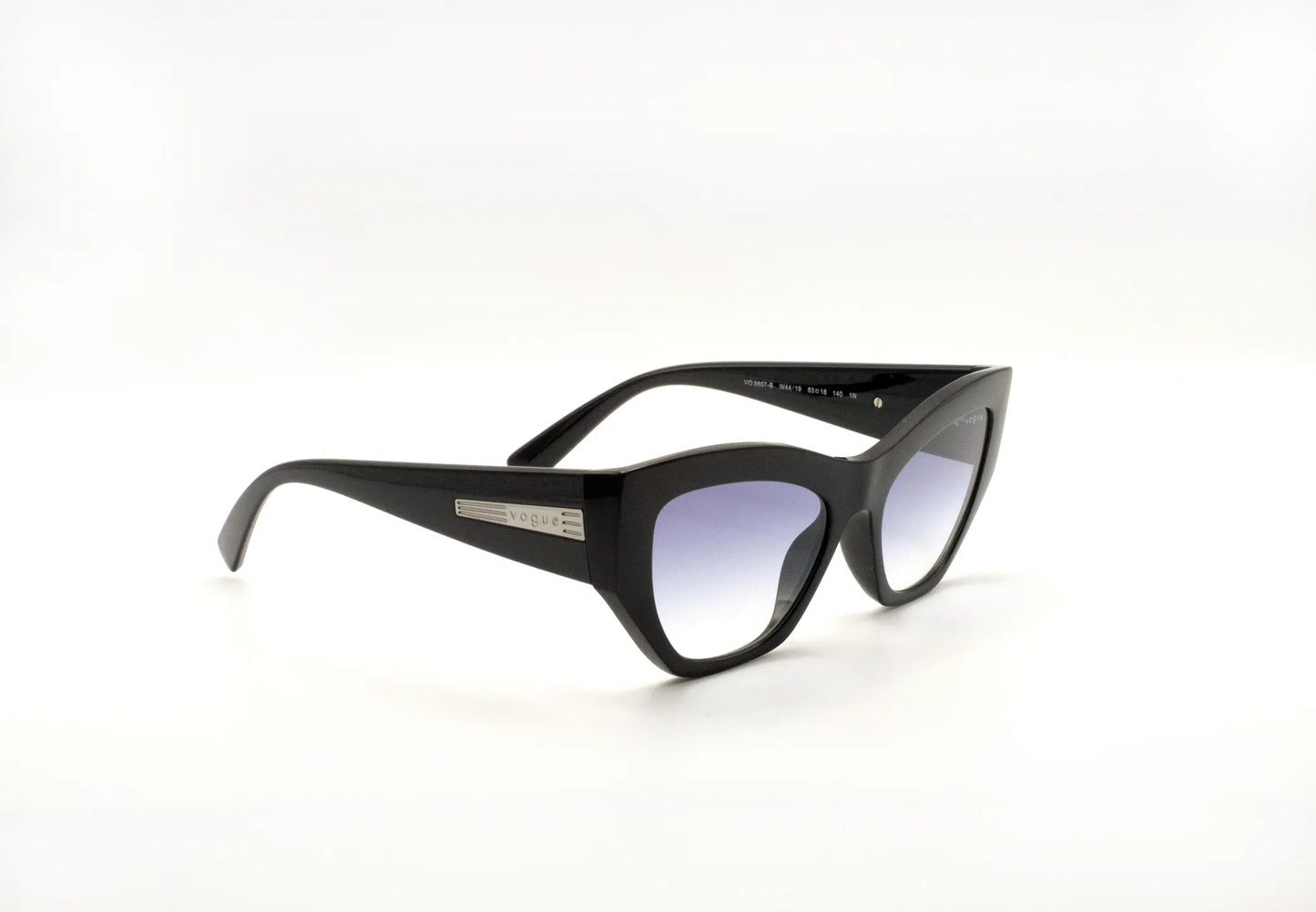 Occhiali da sole Vogue VO5607-S W44/19 Black Light Blue Sfumato cat-eye