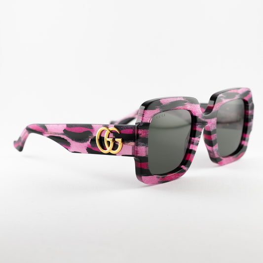 Occhiali da sole Gucci GG1547S 003 multicolore oversize