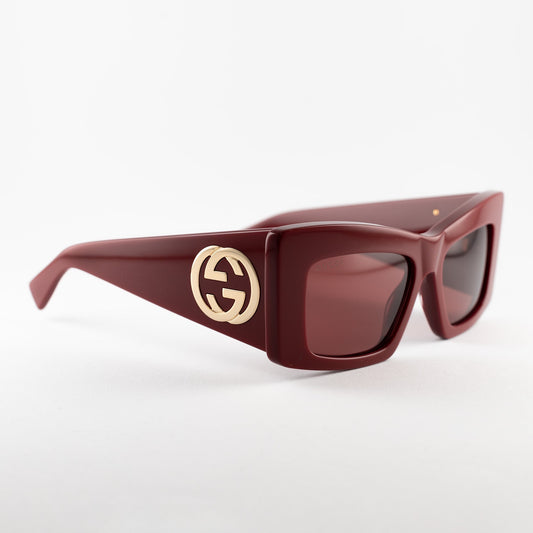 Occhiali da sole Gucci GG1842S 005 Burgundy cat-eye