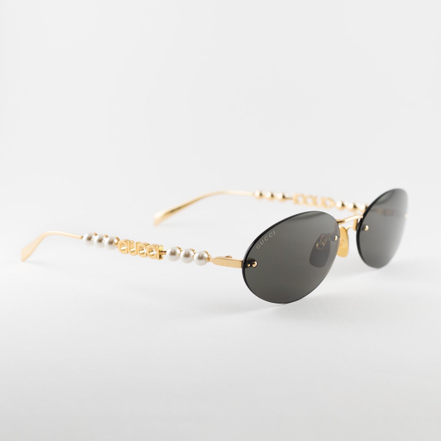 Occhiale da sole Gucci GG1922S 001 Gold-laterale