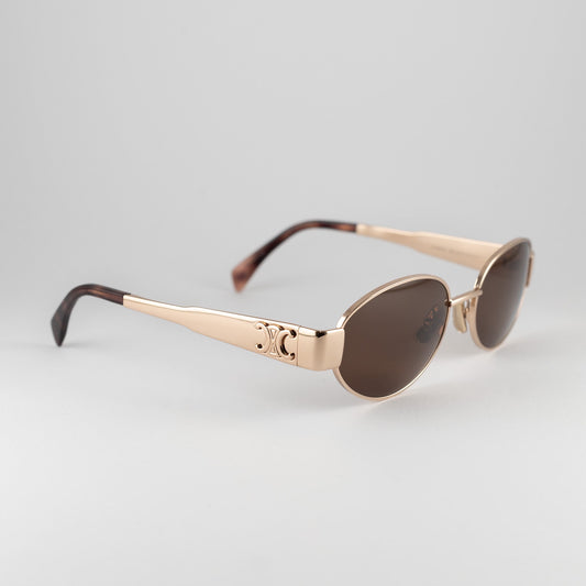Occhiale da sole Celine CL40235U 28E Rose Gold-laterale