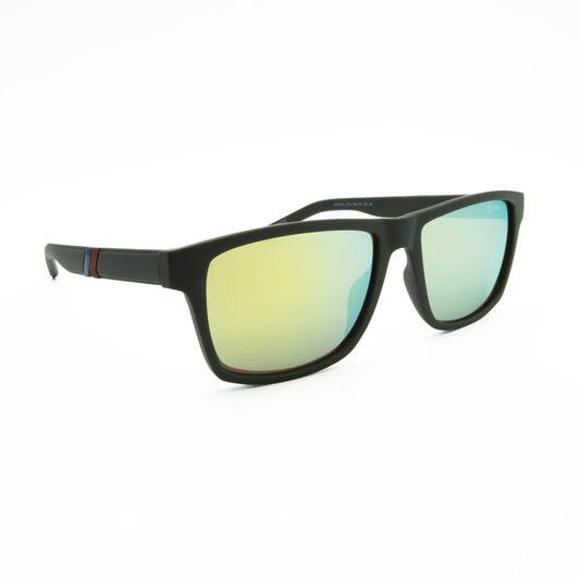Occhiali da sole K-way KW0012 97Q Green scuro opaco rettangolari
