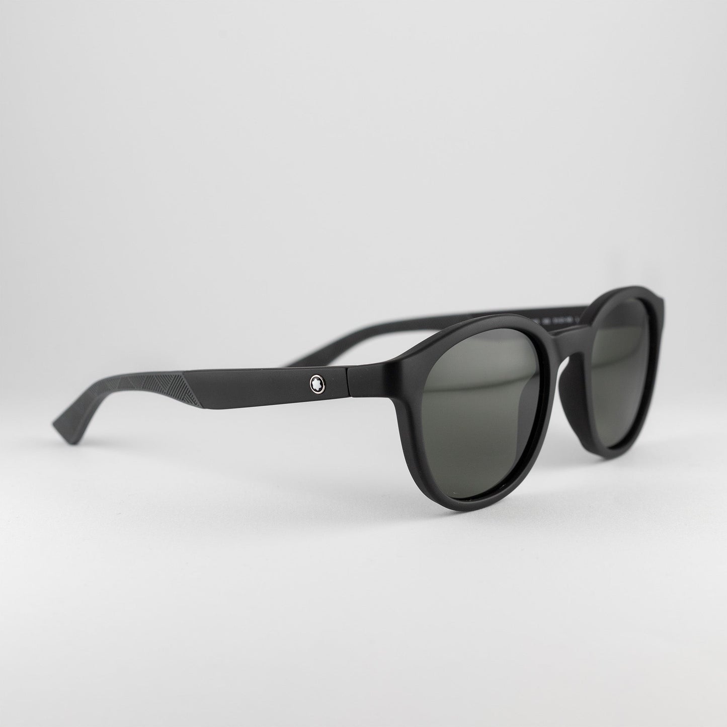 Occhiale da sole Montblanc MB0398S 002 Black-laterale