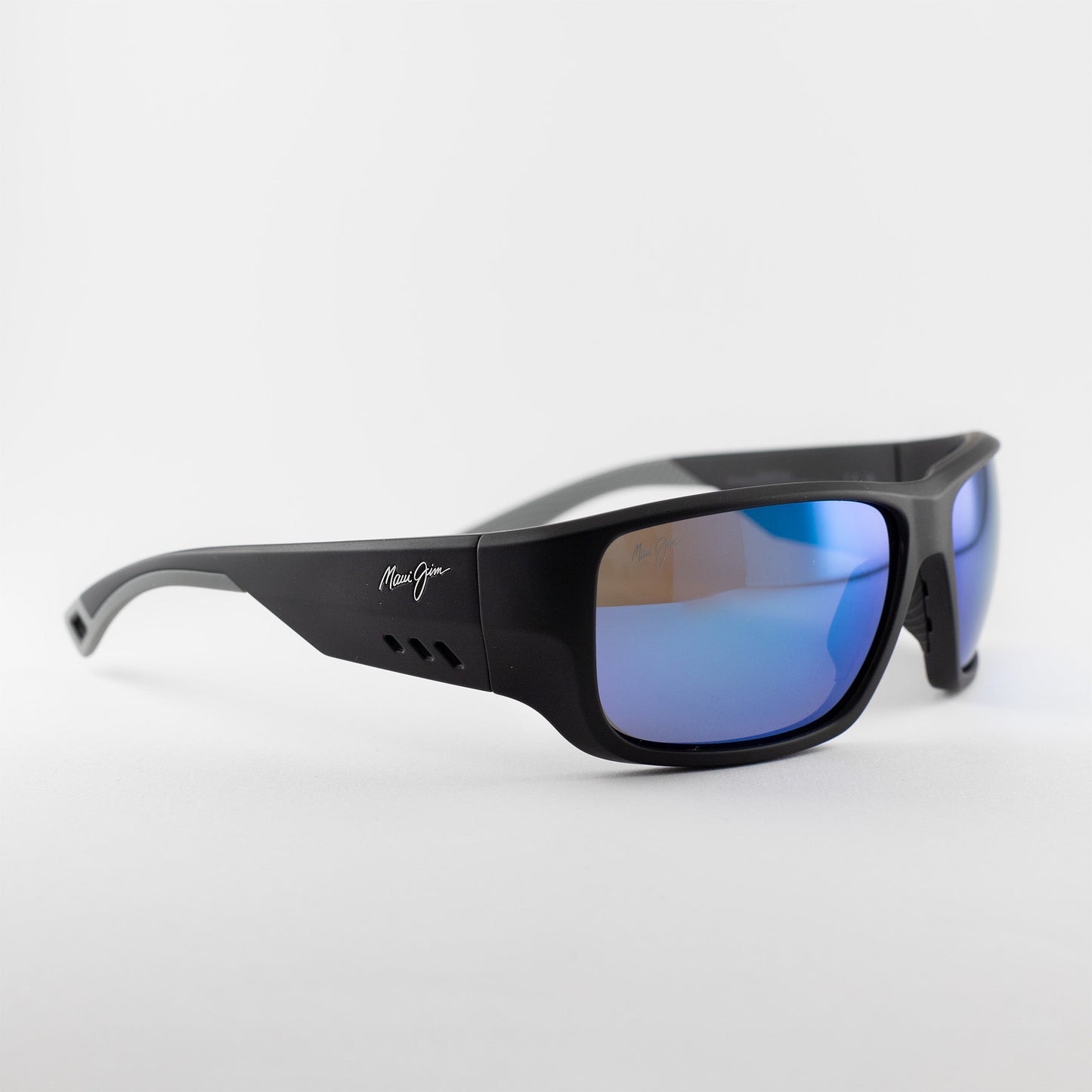 Occhiale da sole Maui Jim Keha MJ663 02 Blu Polarized-laterale