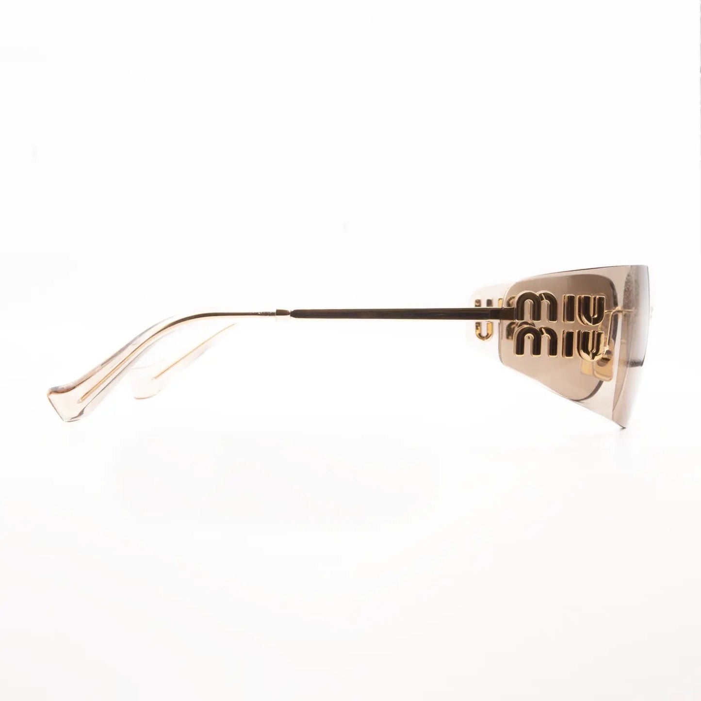Occhiale da sole Miu Miu MU A51S 5AK20P Oro/Bronze mirrow gradient-dettagli