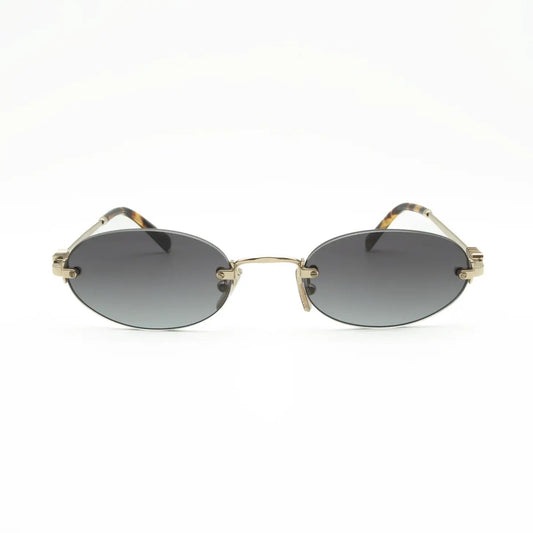 Occhiale da sole Miu Miu MU A54S ZVN5D1 Oro/Light Grey-laterale