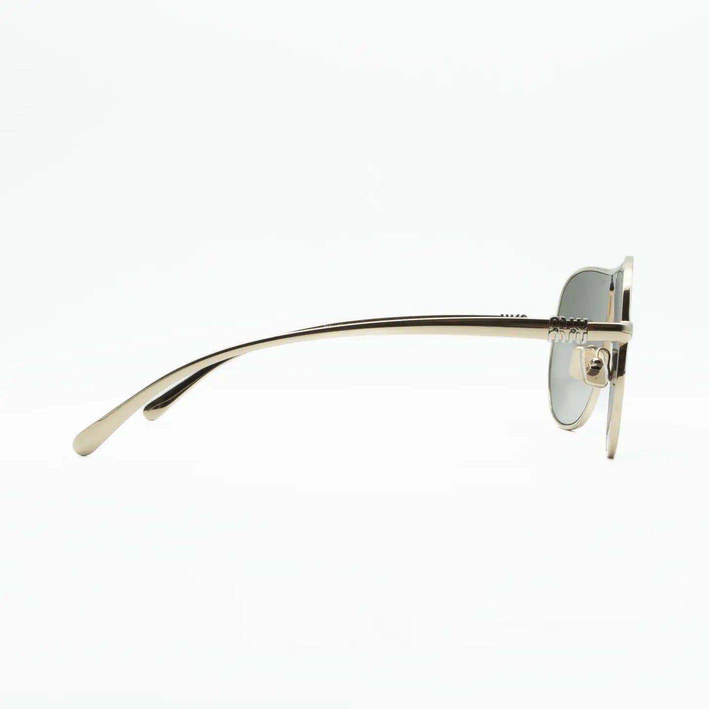 Occhiali da sole Miu Miu Ombre MU A56S ZVN80Q Gold/Dark Grey aviator