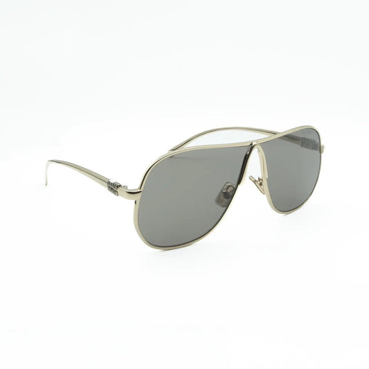 Occhiale da sole Miu Miu Ombre MU A56S ZVN80Q Gold/Dark Grey-laterale