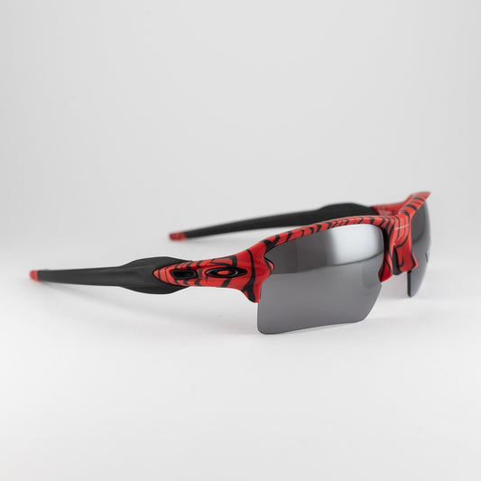 Occhiale da sole Oakley flak 2.0 OO9188 H259 Red Tiger-laterale