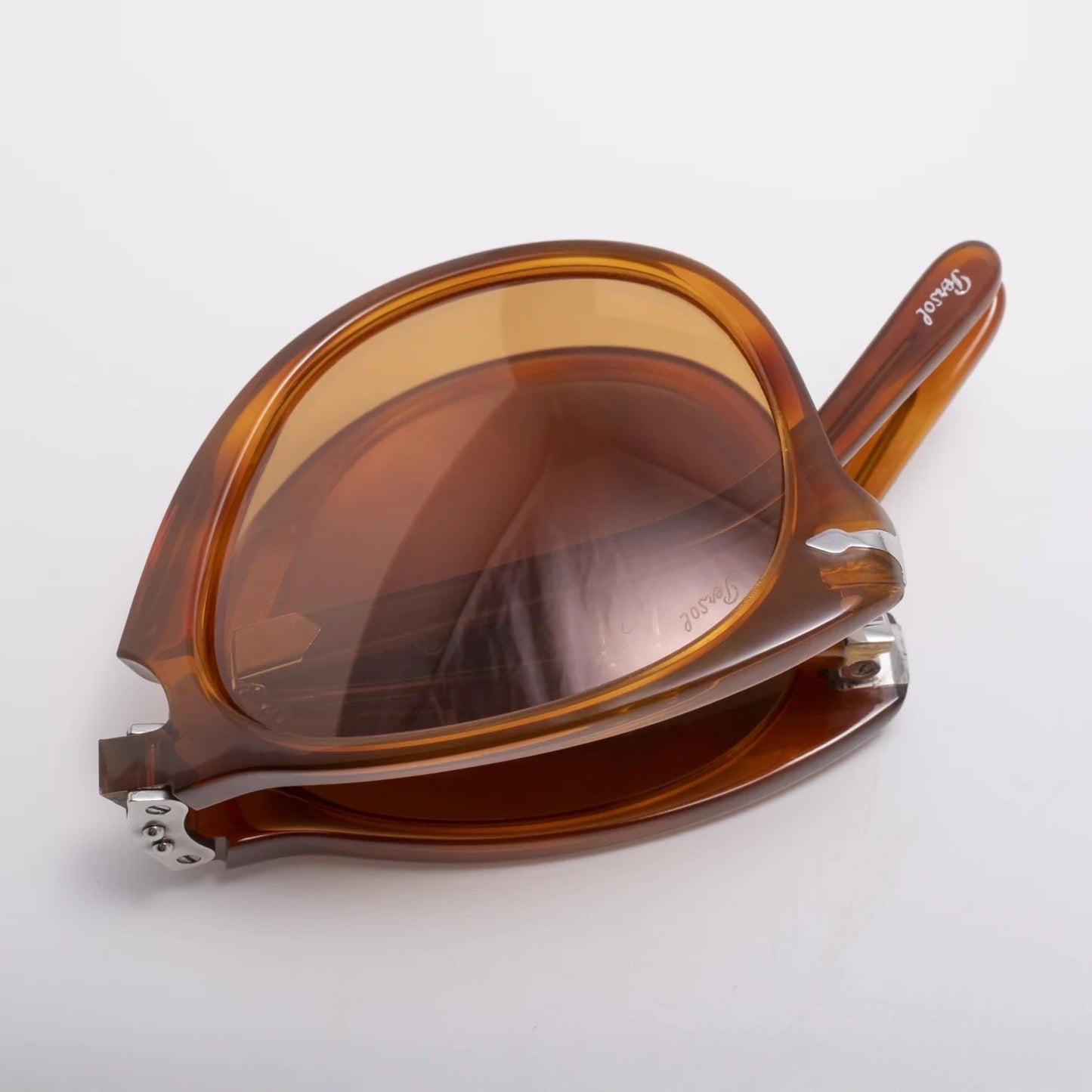 Occhiali da sole Persol Steve McQueen 714 S-M 96/73 Light Havana rotondi