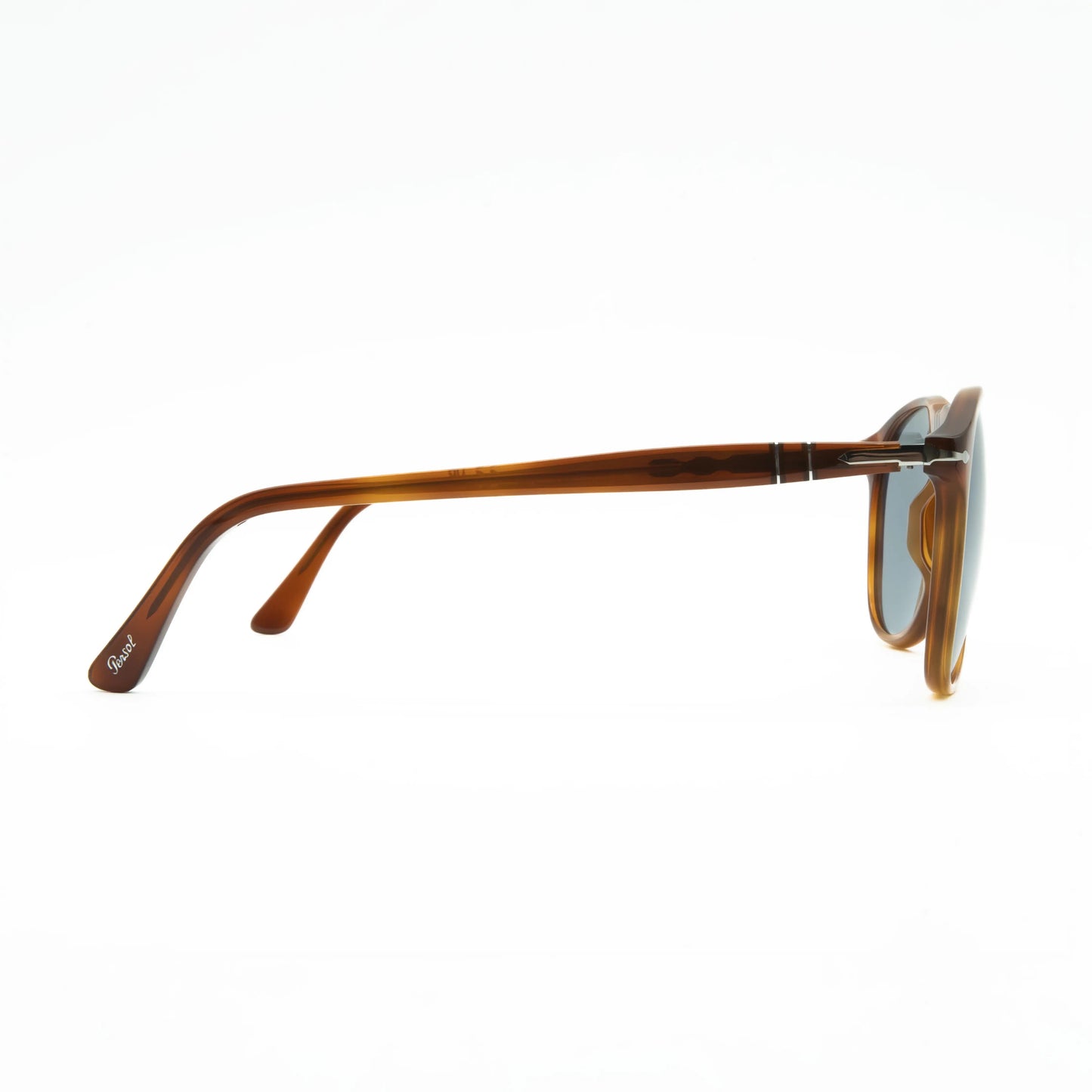Occhiali da sole Persol PO9649S 96/56 Terra di Siena rotondi