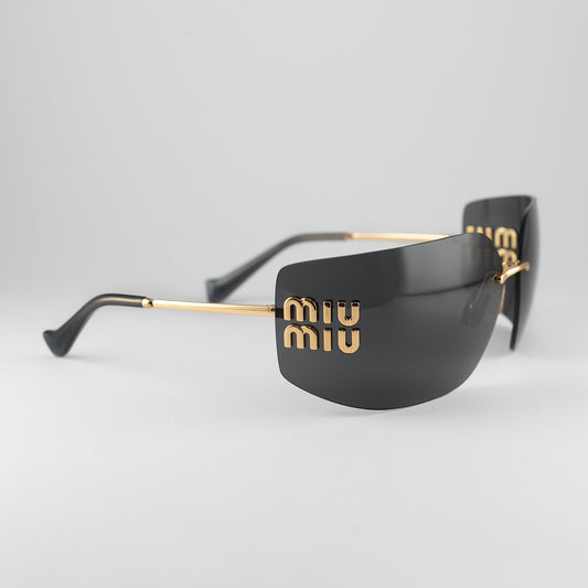 Occhiale da sole Miu Miu SMU 54YS 5AK-5S0 Black-laterale