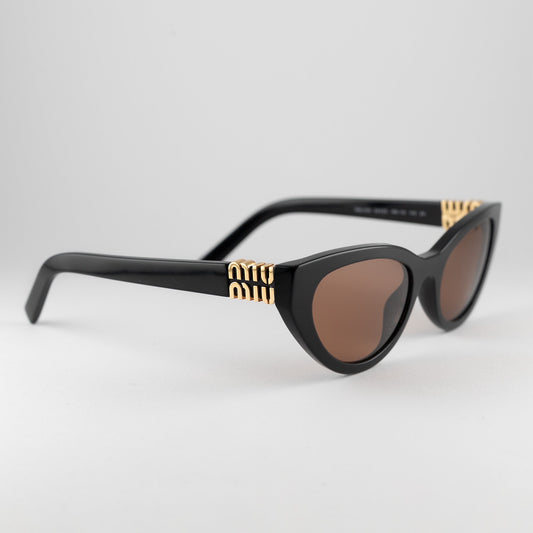 Occhiale da sole Miu Miu SMU A04 16K-10I Black-laterale