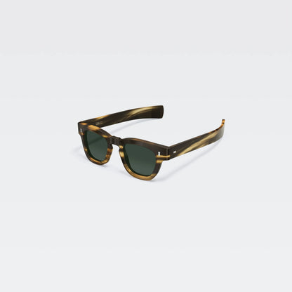 Occhiali da sole Cubitts Cruikshank Olive squadrato