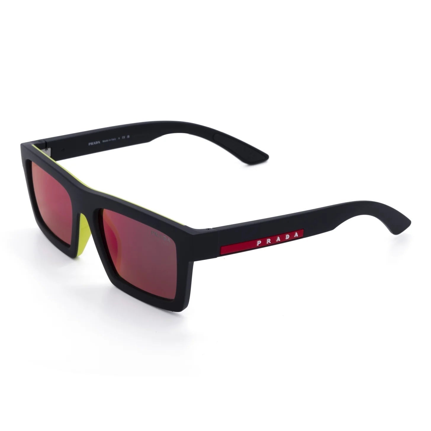 Occhiale da sole Prada Linea Rossa PS A07S 1BO10A Black Matt-laterale
