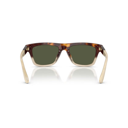 Brunello Cucinelli Sonnenbrille BC4033S 105552 Havana Borgo / Crystal rechteckig
