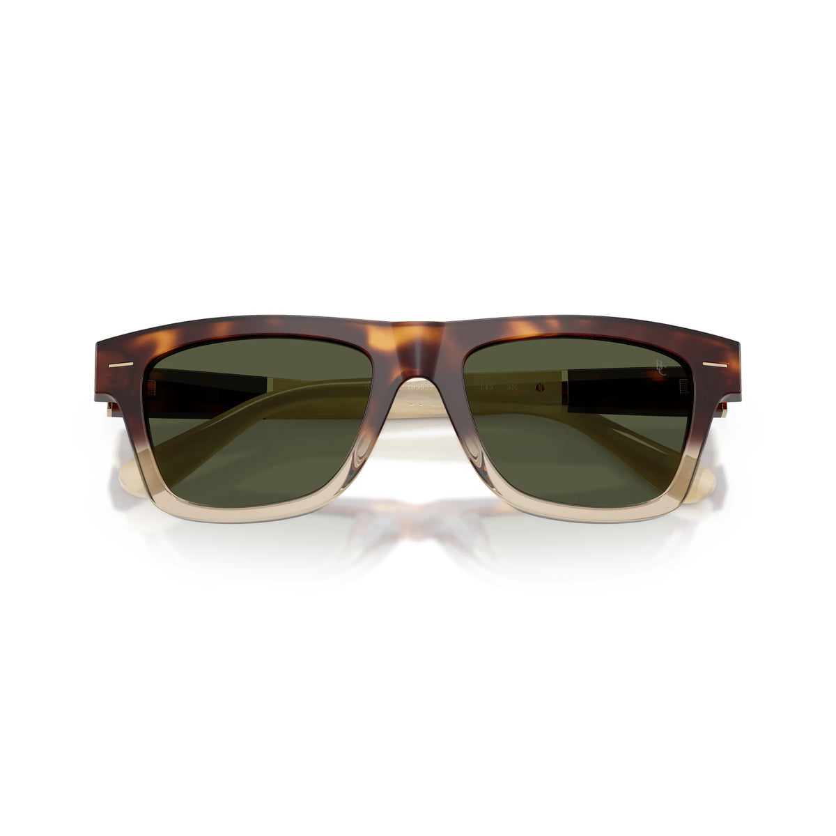 Brunello Cucinelli Sonnenbrille BC4033S 105552 Havana Borgo / Crystal rechteckig