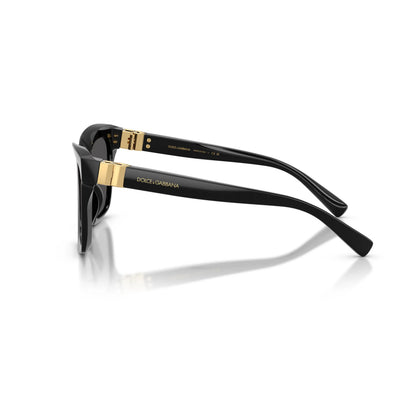 Occhiali da sole Dolce & Gabbana DG4498 501/87 neri rettangolari