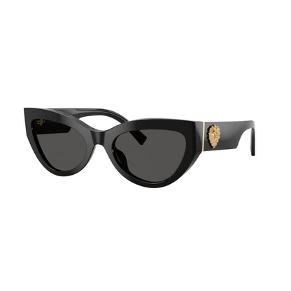 Occhiale da sole Dolce & Gabbana DG4536 501/87 Nero cat-eye -laterale