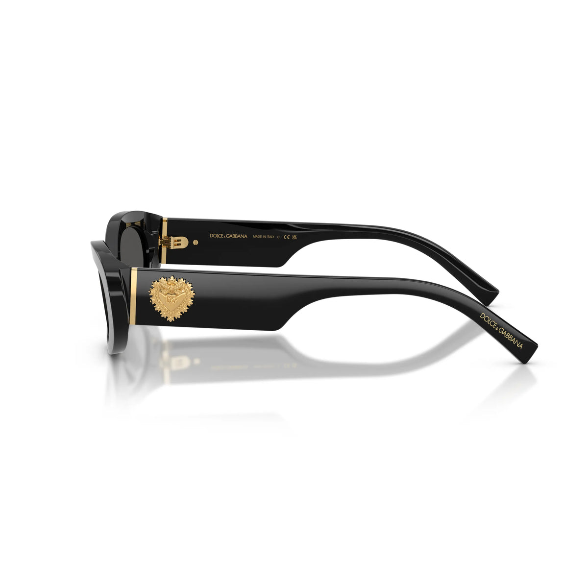 Occhiali da sole Dolce & Gabbana DG4537 501/87 Black cat-eye -dettagli