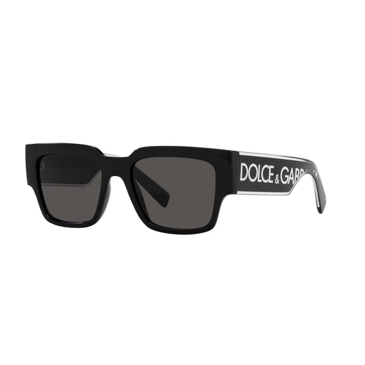 Occhiali da sole Dolce & Gabbana DG6184 501/87 Black rettangolari