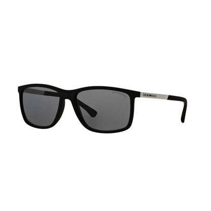 Occhiali da sole Emporio Armani EA4058 5063/81 neri rettangolari