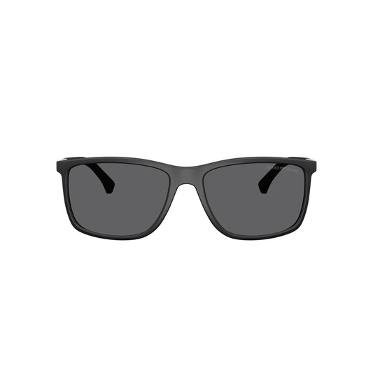 Occhiali da sole Emporio Armani EA4058 5063/81 neri rettangolari