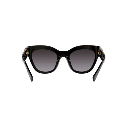 Occhiali da sole Miu Miu MU 01YS 1AB5D1 Nero Grigio sfumato -dettagli1