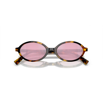 Occhiali da sole Miu Miu MU 04ZS VAU50D Havana ovali