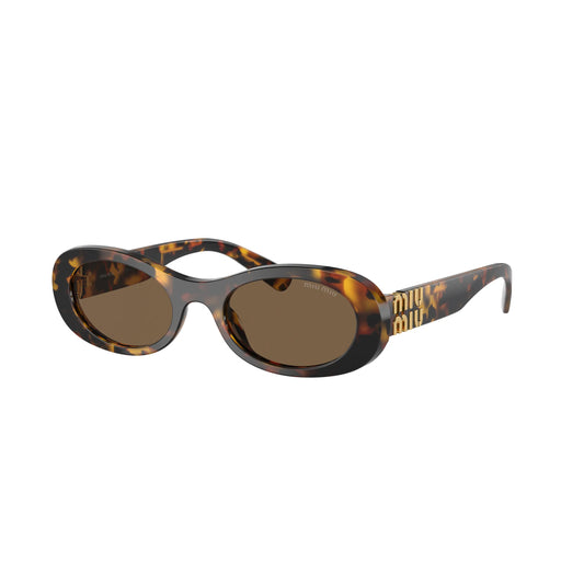 Occhiale da sole Miu Miu MU 06ZS VAU06B Havana rotondi