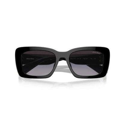 Occhiali da sole Miu Miu MU 07YS 1AB5D1 Nero rettangolare -dettagli2